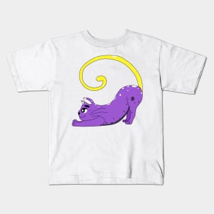 Non-Binary Pride Cat Kids T-Shirt